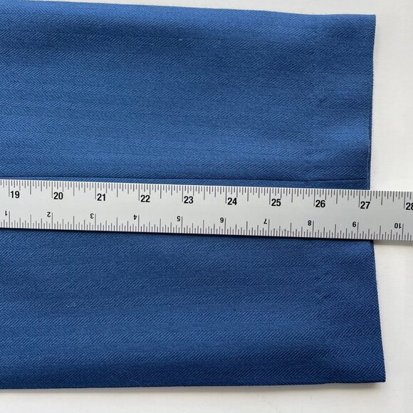 Pendleton Women’s Flat Front Trousers Slacks Pants Size 10 Blue 100% Wool Lined - Picture 6 of 14